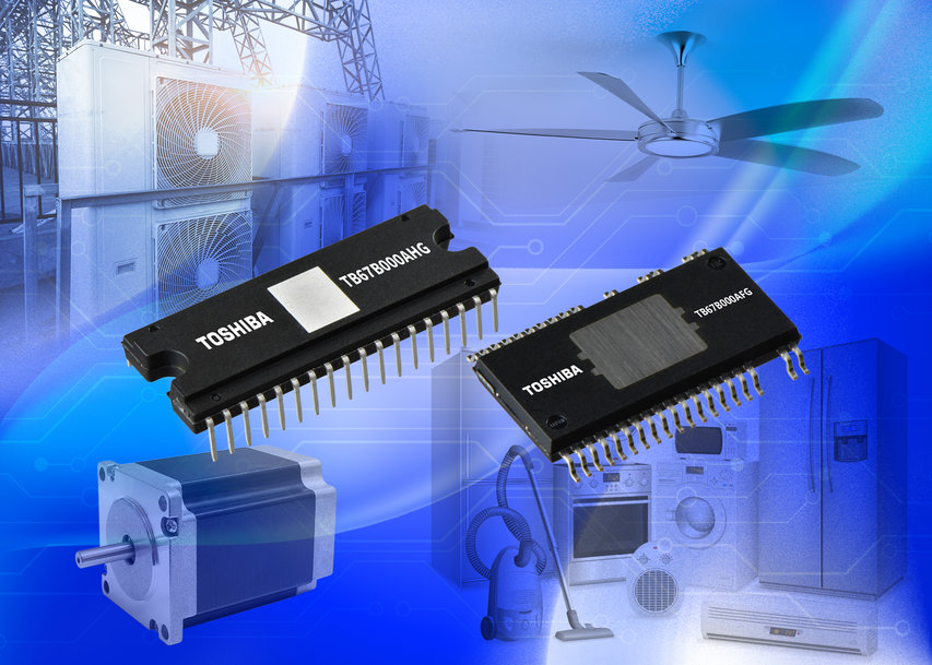 Toshiba stellt einen 600V-Sinus-PWM-Treiber-IC für bürstenlose 3-Phasen Gleichstrommotoren vor